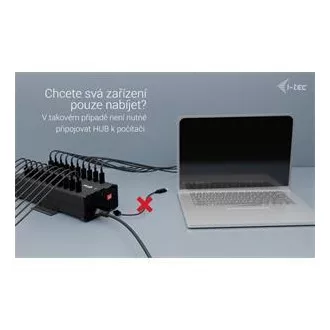 I-tec USB-C/USB-A Metal Charging + Data HUB, 15W per port, 20x USB-C, 360W