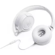 JBL Tune 500 - white (Pure Bass, sklápací, Siri/Google Now)