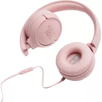 JBL Tune 500 - pink (Pure Bass, sklápací, Siri/Google Now)