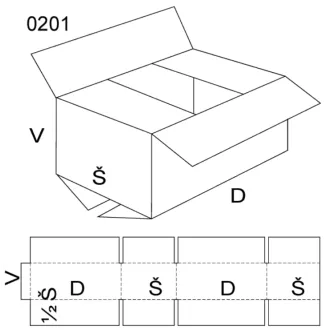 THIMM obaly Klopová krabica, veľkosť 4, FEVCO 0201, 370 x 220 x 270 mm