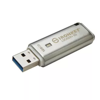 Kingston 256GB IronKey Locker Plus 50 AES Encryption, USBtoCloud
