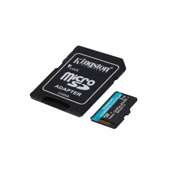 Kingston 1TB microSDXC Canvas Go Plus Gen4 200MB/s A2 U3 V30 Card + adaptér