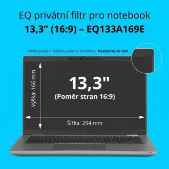 Kensington EQ privátny filter pre notebook 13.3'' 16:9 Kensington EQ privátny filter pre notebook 13.3'' 16:9