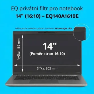 Kensington EQ privátny filter pre notebook 14'' 16:10 Kensington EQ privátny filter pre notebook 14'' 16:10