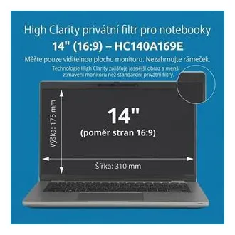 Kensington High Clarity privátny filter pre notebook 14'' 16:9 Kensington High Clarity privátny filter pre notebook 14'' 16:9
