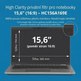 Kensington High Clarity privátny filter pre notebook 15.6'' 16:9 Kensington High Clarity privátny filter pre notebook 15.6'' 16:9