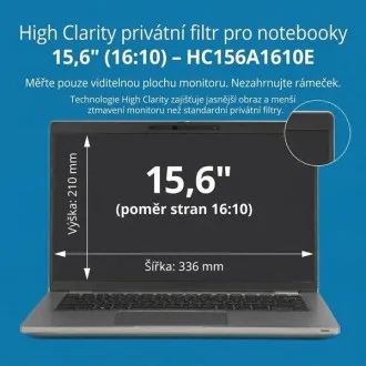 Kensington High Clarity privátny filter pre notebook 15.6'' 16:10 Kensington High Clarity privátny filter pre notebook 15.6'' 16:10