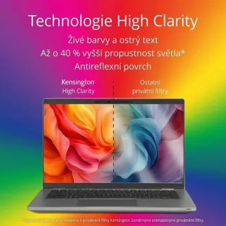 Kensington High Clarity privátny filter pre notebook 16'' 16:10 Kensington High Clarity privátny filter pre notebook 16'' 16:10