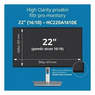 Kensington High Clarity privátny filter pre monitor 22'' 16:10 Kensington High Clarity privátny filter pre monitor 22'' 16:10