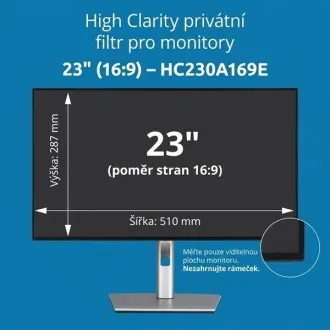 Kensington High Clarity privátny filter pre monitor 23'' 16:9 Kensington High Clarity privátny filter pre monitor 23'' 16:9