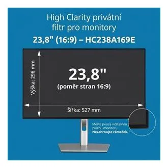Kensington High Clarity privátny filter pre monitor 23.8'' 16:9 Kensington High Clarity privátny filter pre monitor 23.8'' 16:9