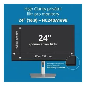 Kensington High Clarity privátny filter pre monitor 24'' 16:9 Kensington High Clarity privátny filter pre monitor 24'' 16:9