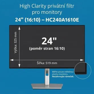 Kensington High Clarity privátny filter pre monitor 24'' 16:10