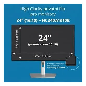 Kensington High Clarity privátny filter pre monitor 24'' 16:10