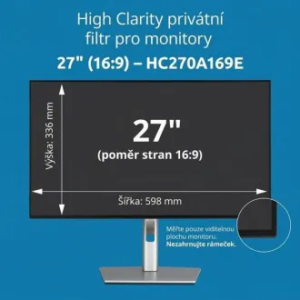 Kensington High Clarity privátny filter pre monitor 27'' 16:9 Kensington High Clarity privátny filter pre monitor 27'' 16:9