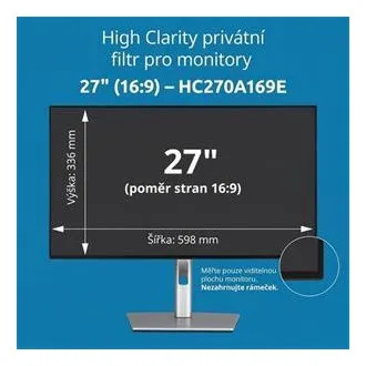 Kensington High Clarity privátny filter pre monitor 27'' 16:9 Kensington High Clarity privátny filter pre monitor 27'' 16:9