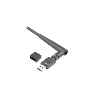 LANBERG USB ADAPTÉR BEZDRÔTOVÉ SIEŤOVÉ KARTY NC-0150-WE N150 1X EXTERNÁ ANTÉNA