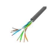 LANBERG LAN KÁBEL CAT.5E UTP 305M PEVNÝ CU ŠEDÝ CPR + FLUKE PASSED