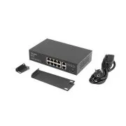 LANBERG SWITCH 8X 100MB POE+/2X 1GB UNMANAGED RACK 10"/19" GIGABIT ETHERNET 120W
