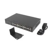LANBERG SWITCH RSGE-24 24X 1GB UNMANAGED GIGABIT ETHERNET RACK 19"