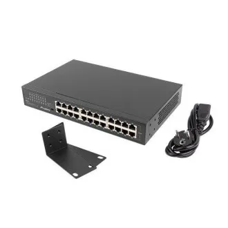 LANBERG SWITCH RSGE-24 24X 1GB UNMANAGED GIGABIT ETHERNET RACK 19"