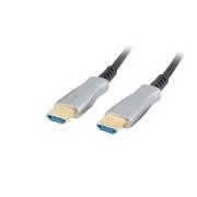 LANBERG KÁBEL HDMI M/M V2.0 50M OPTICKÝ ČIERNY AOC
