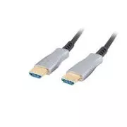 LANBERG HDMI M/M V2.0 KÁBEL 10M OPTICKÝ ČIERNY AOC