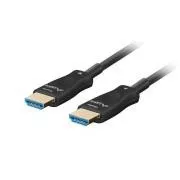 LANBERG KÁBEL HDMI M/M V2.1 10M OPTICKÝ ČIERNY AOC