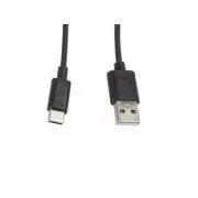 LANBERG KÁBEL USB-C(M)->USB-A(M) 2.0 1M ČIERNY