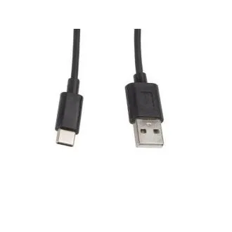 LANBERG KÁBEL USB-C(M)->USB-A(M) 2.0 1M ČIERNY