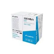 LANBERG LAN KÁBEL 100MB/S 100M PEVNÝ CCA ŠEDÝ