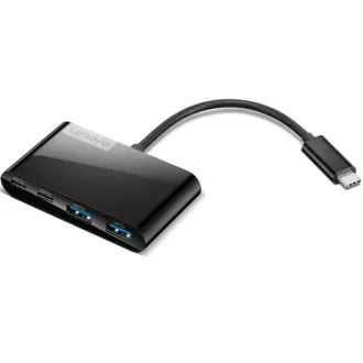 Lenovo Hub Select 4-port USB-C, 2x USB-A + 2x USB-C, čierny Lenovo Hub Select 4-port USB-C, 2x USB-A + 2x USB-C, čierny