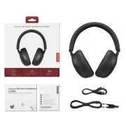 Lenovo Wireless Headphone 2000 = bezdrôtová (BT 6.0), škrupinové slúchadlá, čierna