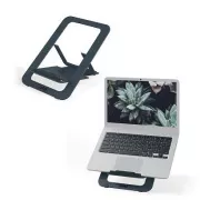 Leitz Ergo cestovný ultratenký stojan na notebook, hliníkový, tmavo šedý