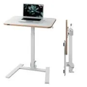 LEITZ výškovo nastaviteľný skladací ergonomický stôl Ergo, biely