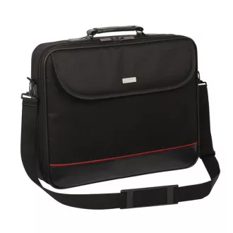 Modecom taška MARK na notebooky do veľkosti 17", kovové pracky, čierna