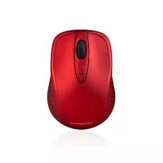 Modecom MC-WM4.1 bezdrôtová optická myš, 3 tlačidlá, 1600 DPI, USB nano 2,4 GHz, červená