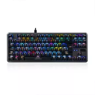 Modecom VOLCANO LANPARTY 2 PLUS RGB drôtová mechanická herná klávesnica (GATERON Blue), LED podsvietenie, USB, US layout Modecom VOLCANO LANPARTY 2 PLUS RGB drôtová mechanická herná klávesnica (GATERON Blue), LED podsvietenie, USB, US layout