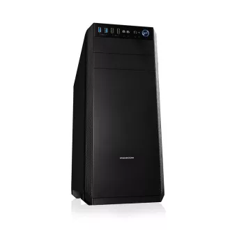 Modecom PC herná skriňa OBERON PRE LE BLACK MIDI, 2x USB 3.0, 2x USB 2.0, audio HD, čierna, bez zdroja Modecom PC herná skriňa OBERON PRE LE BLACK MIDI, 2x USB 3.0, 2x USB 2.0, audio HD, čierna, bez zdroja