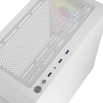 LOGIC PC skriňa Portos ARGB MINI 1x USB 3.0, 2x USB 2.0 + audio, biela, bez zdroja LOGIC PC skriňa Portos ARGB MINI 1x USB 3.0, 2x USB 2.0 + audio, biela, bez zdroja