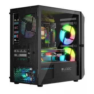 LOGIC PC skriňa Portos ARGB MINI 1x USB 3.0, 2x USB 2.0 + audio, čierna, bez zdroja LOGIC PC skriňa Portos ARGB MINI 1x USB 3.0, 2x USB 2.0 + audio, čierna, bez zdroja