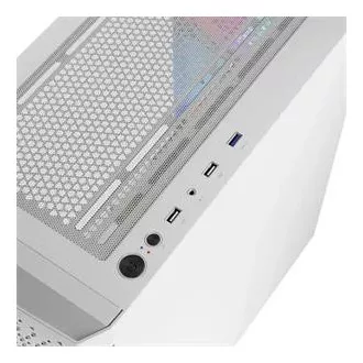 LOGIC PC skriňa Aramis ARGB MIDI 1x USB 3.0, 2x USB 2.0 + audio, biela, bez zdroja