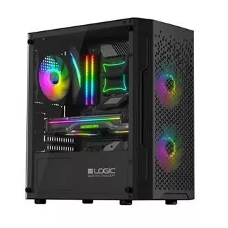 LOGIC PC skriňa Aramis ARGB MINI 1x USB 3.0, 2x USB 2.0 + audio, čierna, bez zdroja LOGIC PC skriňa Aramis ARGB MINI 1x USB 3.0, 2x USB 2.0 + audio, čierna, bez zdroja