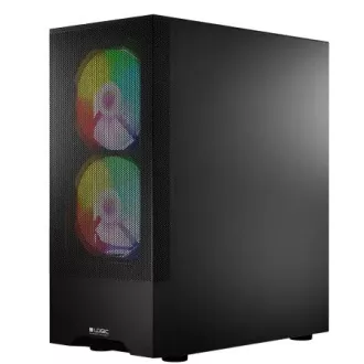 LOGIC PC skriňa Arya ARGB MIDI 1x USB 3.0, 2x USB 2.0 + audio, čierna, bez zdroja LOGIC PC skriňa Arya ARGB MIDI 1x USB 3.0, 2x USB 2.0 + audio, čierna, bez zdroja