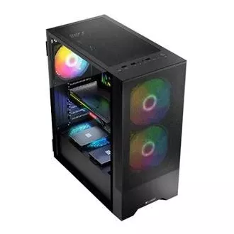 LOGIC PC skriňa Arya ARGB MIDI 1x USB 3.0, 2x USB 2.0 + audio, čierna, bez zdroja LOGIC PC skriňa Arya ARGB MIDI 1x USB 3.0, 2x USB 2.0 + audio, čierna, bez zdroja