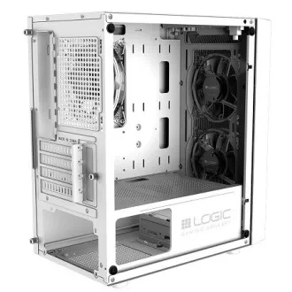 LOGIC PC skriňa Atos ARGB MINI 1x USB 3.0, 2x USB 2.0 + audio, biela, bez zdroja LOGIC PC skriňa Atos ARGB MINI 1x USB 3.0, 2x USB 2.0 + audio, biela, bez zdroja