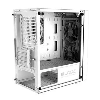 LOGIC PC skriňa Atos ARGB MINI 1x USB 3.0, 2x USB 2.0 + audio, biela, bez zdroja LOGIC PC skriňa Atos ARGB MINI 1x USB 3.0, 2x USB 2.0 + audio, biela, bez zdroja