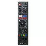 Nedis TVRC45HIBK - Náhradný Diaľkový Ovládač | Hi-Sense TV | Predprogramovaný | Čierna