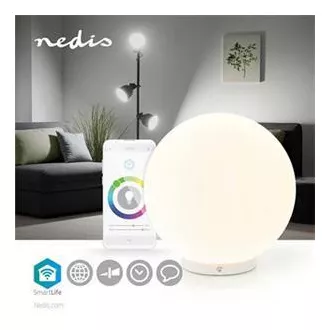 Nedis LNLW10WT- LED Nočné Svetlo do Zásuvky | Pohybový senzor | Denný / nočný senzor | 0.55 W | 11 lm | Teplá Biela