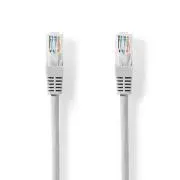 Nedis CCGL85230GY50 - Sieťový Kábel CAT6 | RJ45 Zástrčka | RJ45 Zástrčka | U/UTP | 5.00 m | Okrúhly | PVC | Šedá | Label